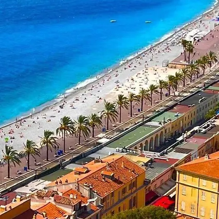 T2 Dernier Etage Avec Terrasse A 5 Min De La ניס